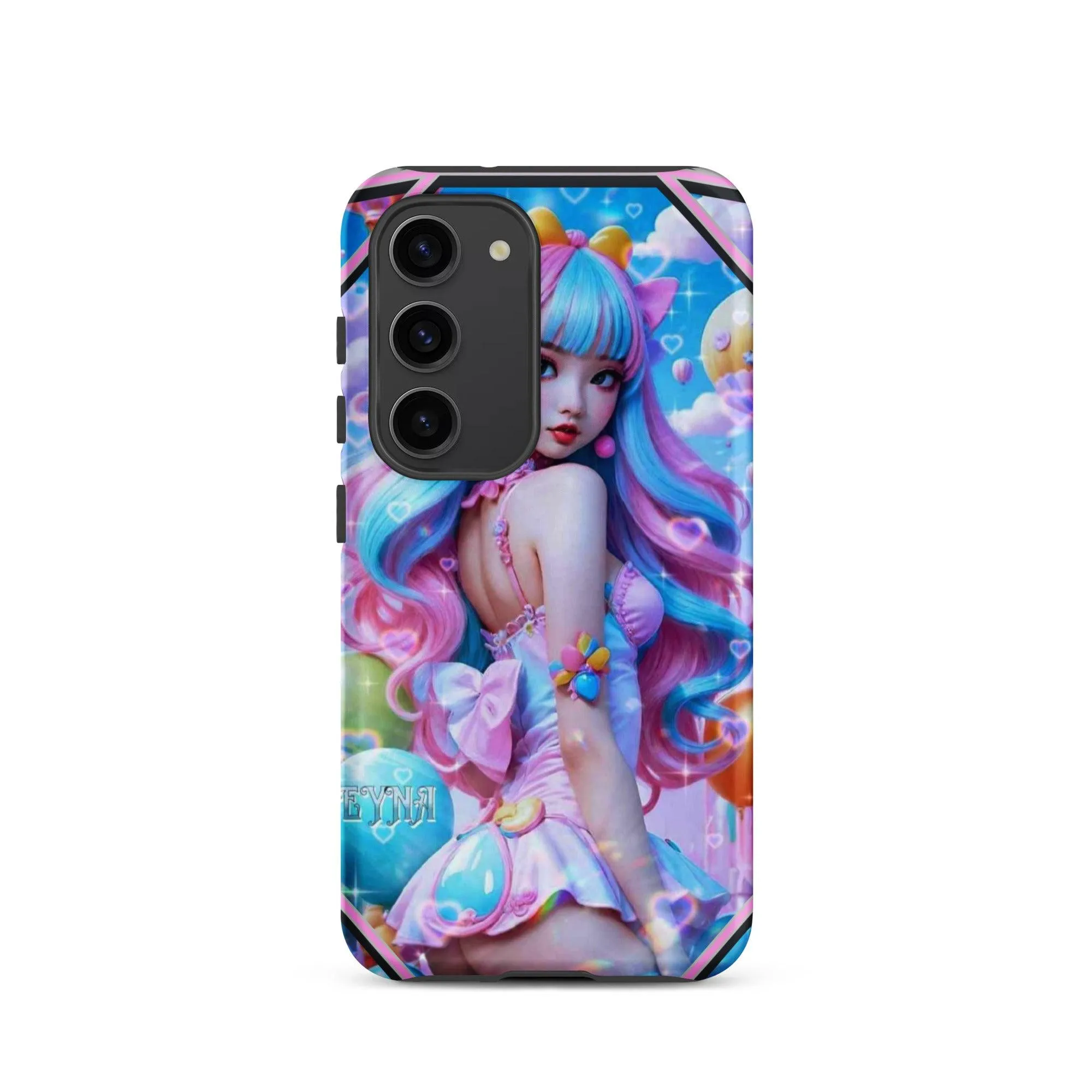 "Kawaii Shimmering Cutie" Tough Case for Samsung® Phones - Dual Layer Protection