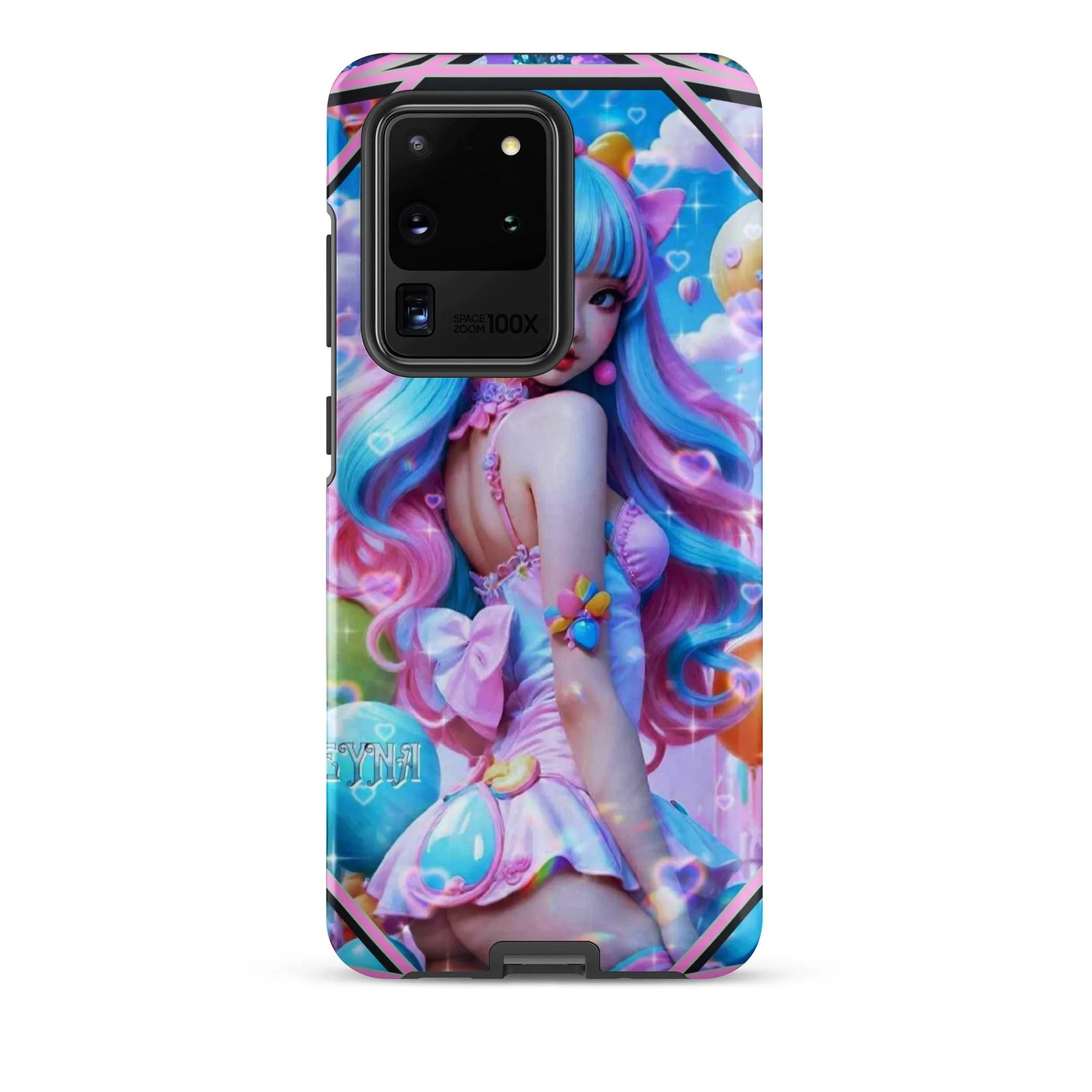 "Kawaii Shimmering Cutie" Tough Case for Samsung® Phones - Dual Layer Protection