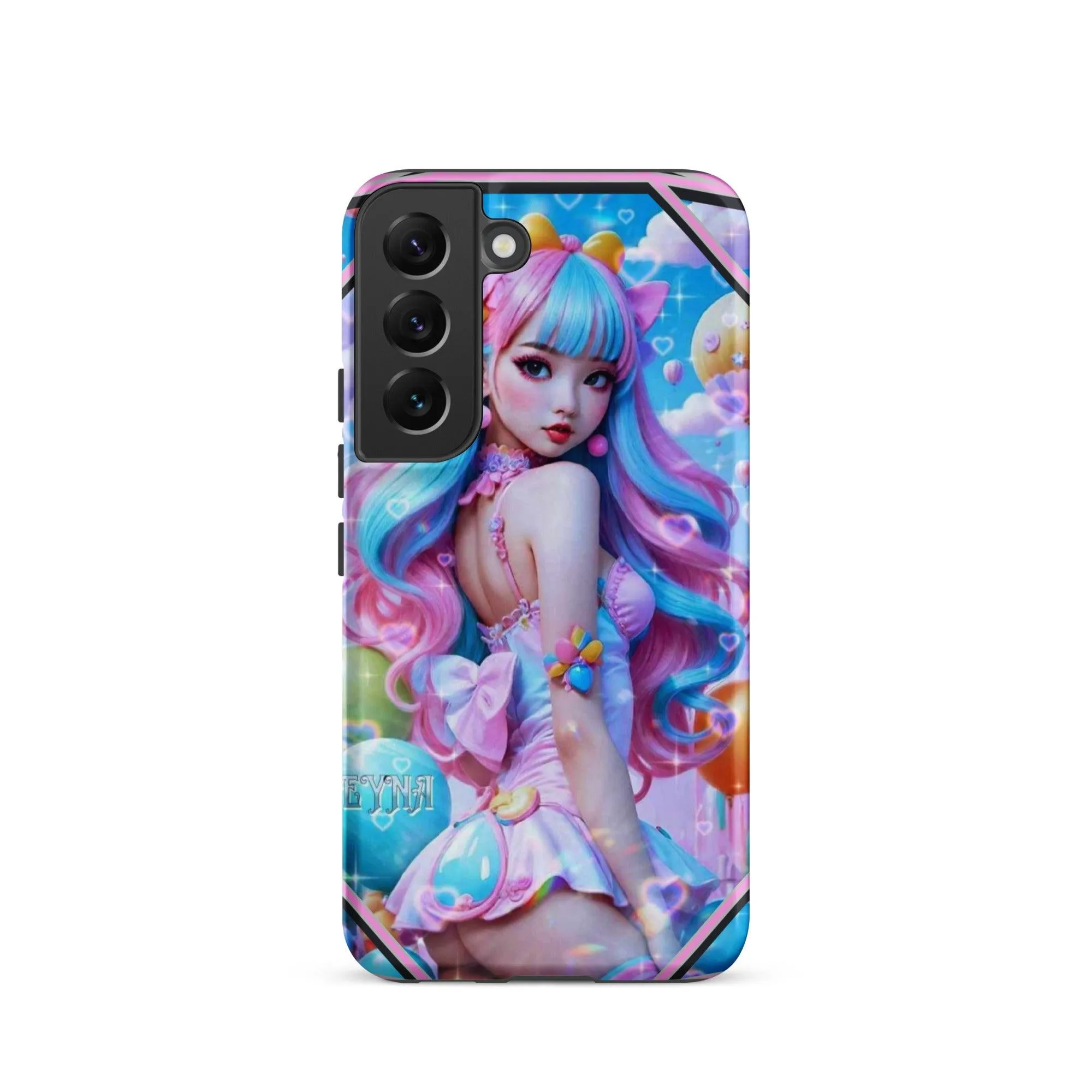 "Kawaii Shimmering Cutie" Tough Case for Samsung® Phones - Dual Layer Protection