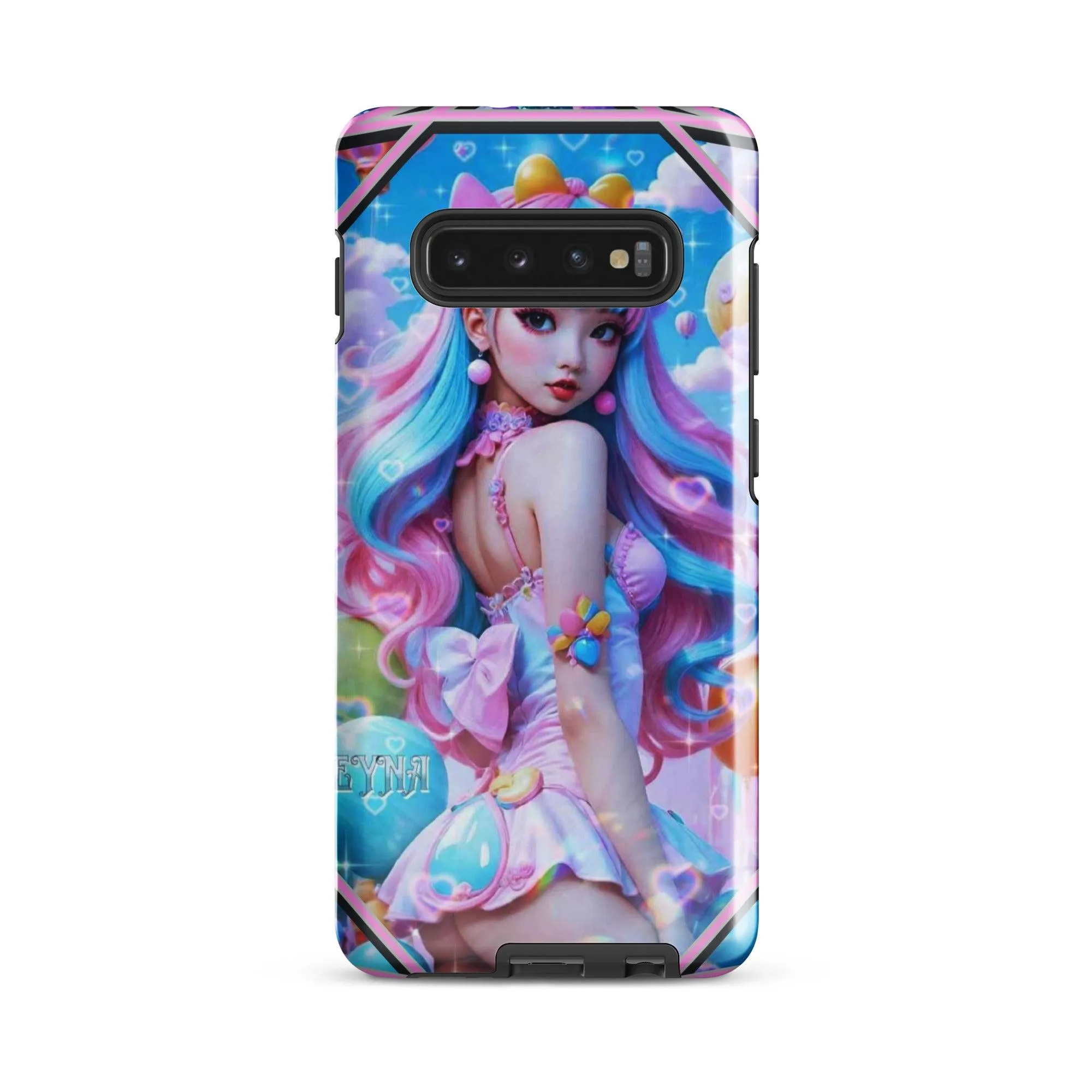 "Kawaii Shimmering Cutie" Tough Case for Samsung® Phones - Dual Layer Protection