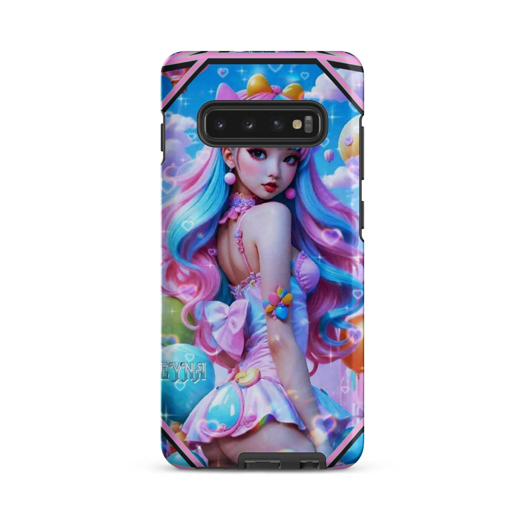 "Kawaii Shimmering Cutie" Tough Case for Samsung® Phones - Dual Layer Protection