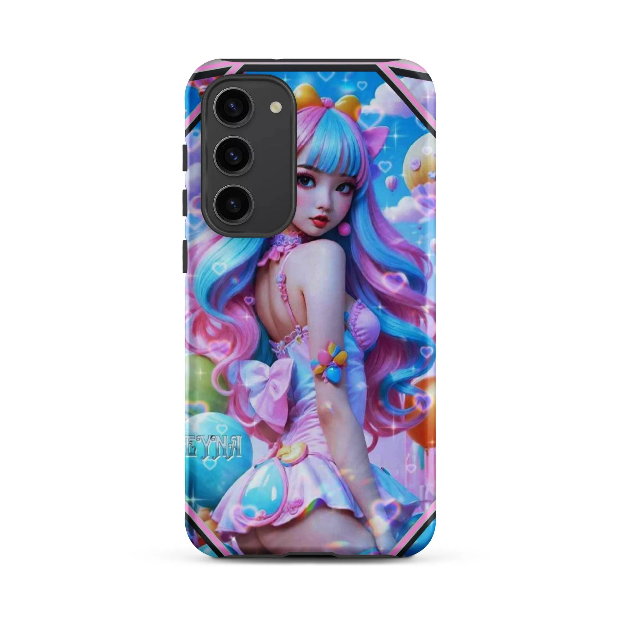 "Kawaii Shimmering Cutie" Tough Case for Samsung® Phones - Dual Layer Protection