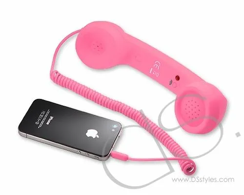 Retro Phone Handset 3.5mm Volume Adjustable For Android/IOS Mobile Phone