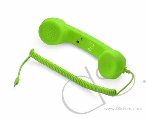 Retro Phone Handset 3.5mm Volume Adjustable For Android/IOS Mobile Phone