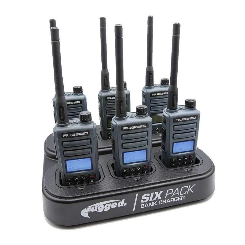 Rugged Radios GMR2 Handheld Radio 6-Pack Bank Charger