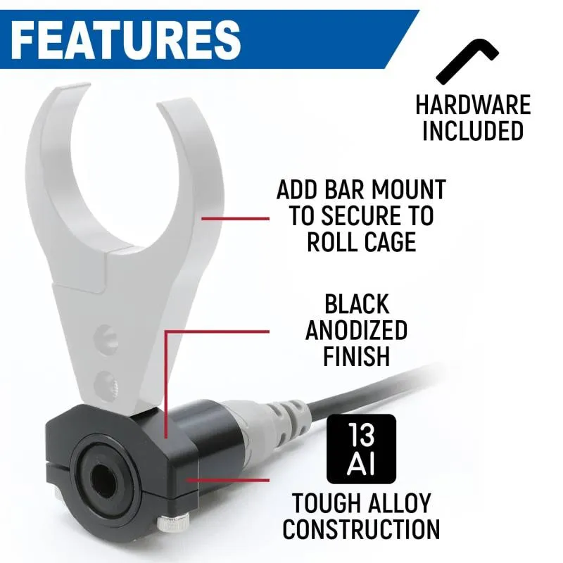 Rugged Radios Single Headset / Helmet STX STEREO Jack - Bar Mount