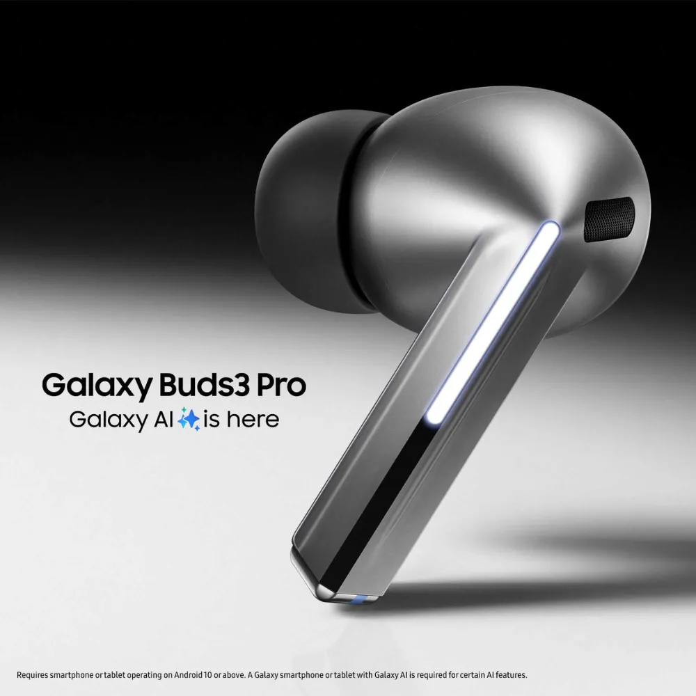 Samsung Galaxy Buds3 Pro In-Ear Wireless Earbuds - Silver | SM-R630NZAAEUA