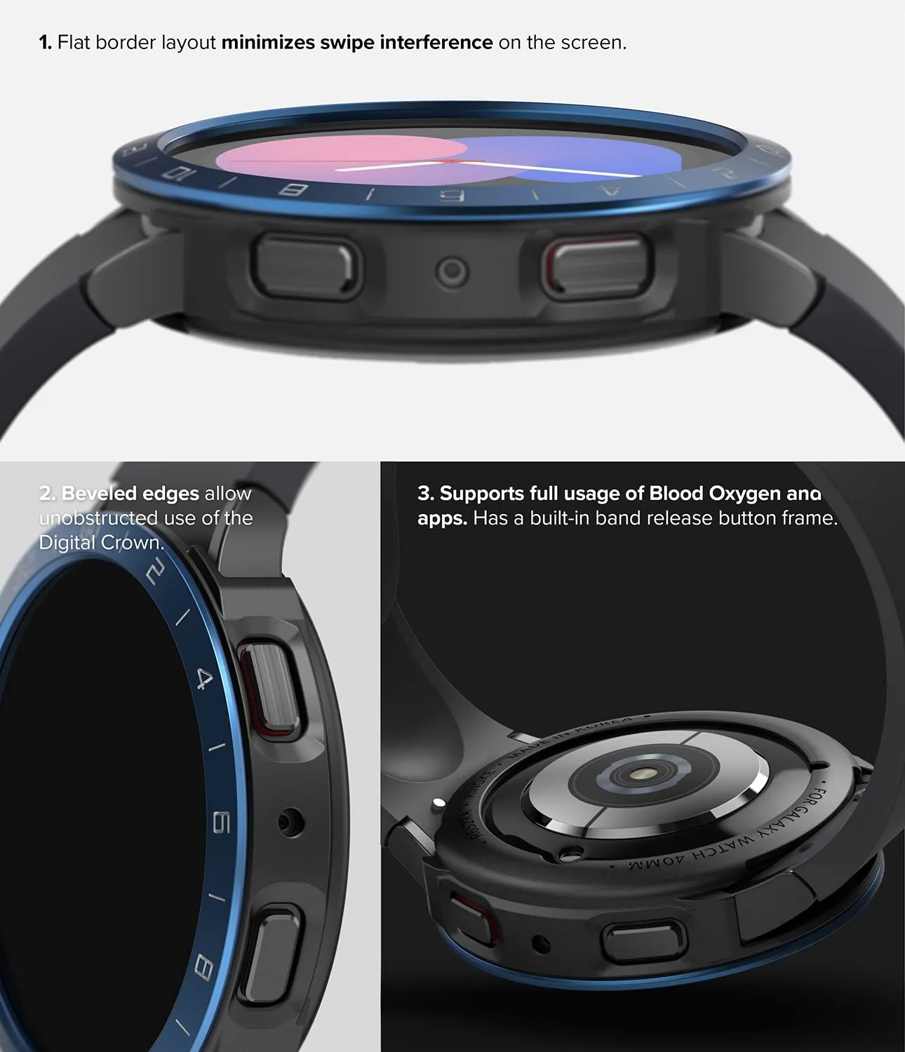 Samsung Galaxy Watch 5 40mm | Air Sports Bezel Combo Pack| Black   40-12