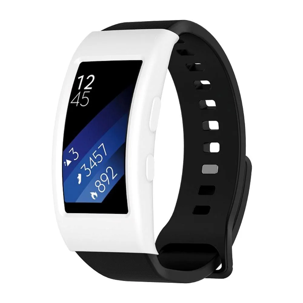 Samsung Gear Fit2 Pro Silikone Cover - Hvid