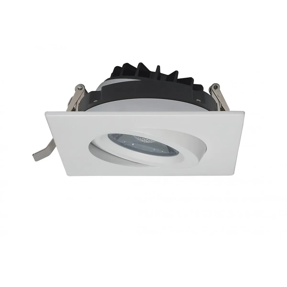 SATCO S11621 12W LED Square Recessed GIMBALED Direct Wire Downlight 4" 30K