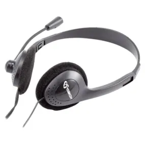 Sbox On-Ear Wired Headset - Black | HS-201