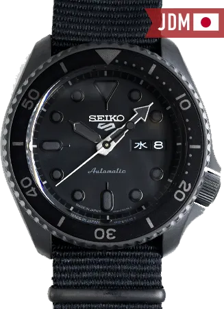 Seiko 5 Sports “Street Style” Blackout Ref. SBSA025