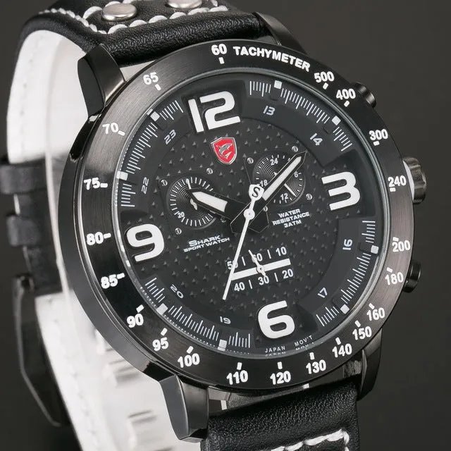 SHARK Longfin Army style Sports Chronograph Watch