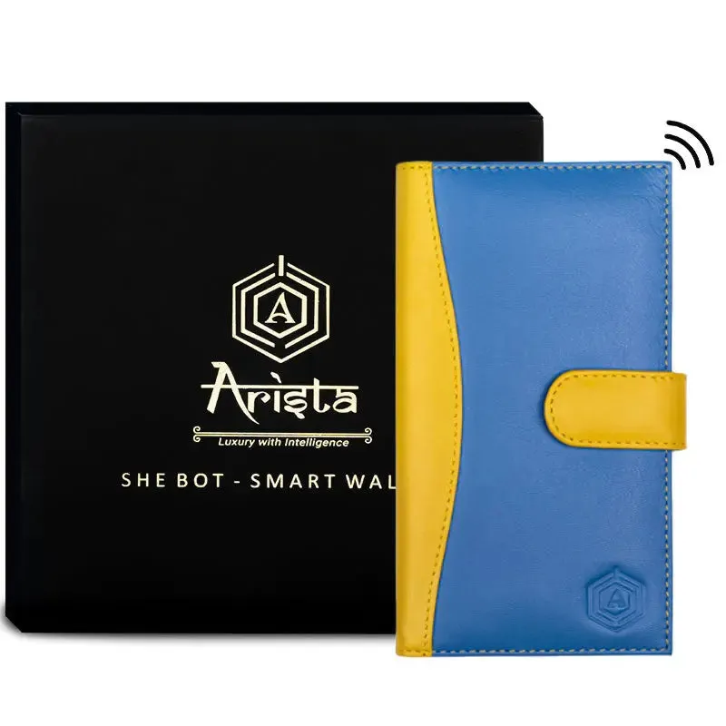 She Bot Finder Blue | Smart Wallet