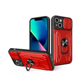 Shockproof Mobile Phone Cover w/- Camera Protection for iPhone 11 Red