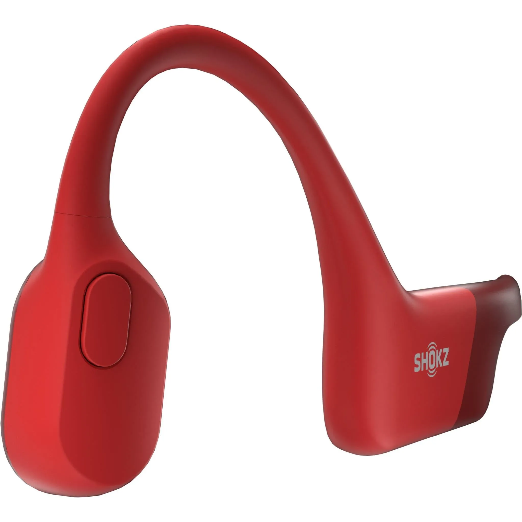 Shokz OpenRun Wireless Open-Ear Headphones (Red)