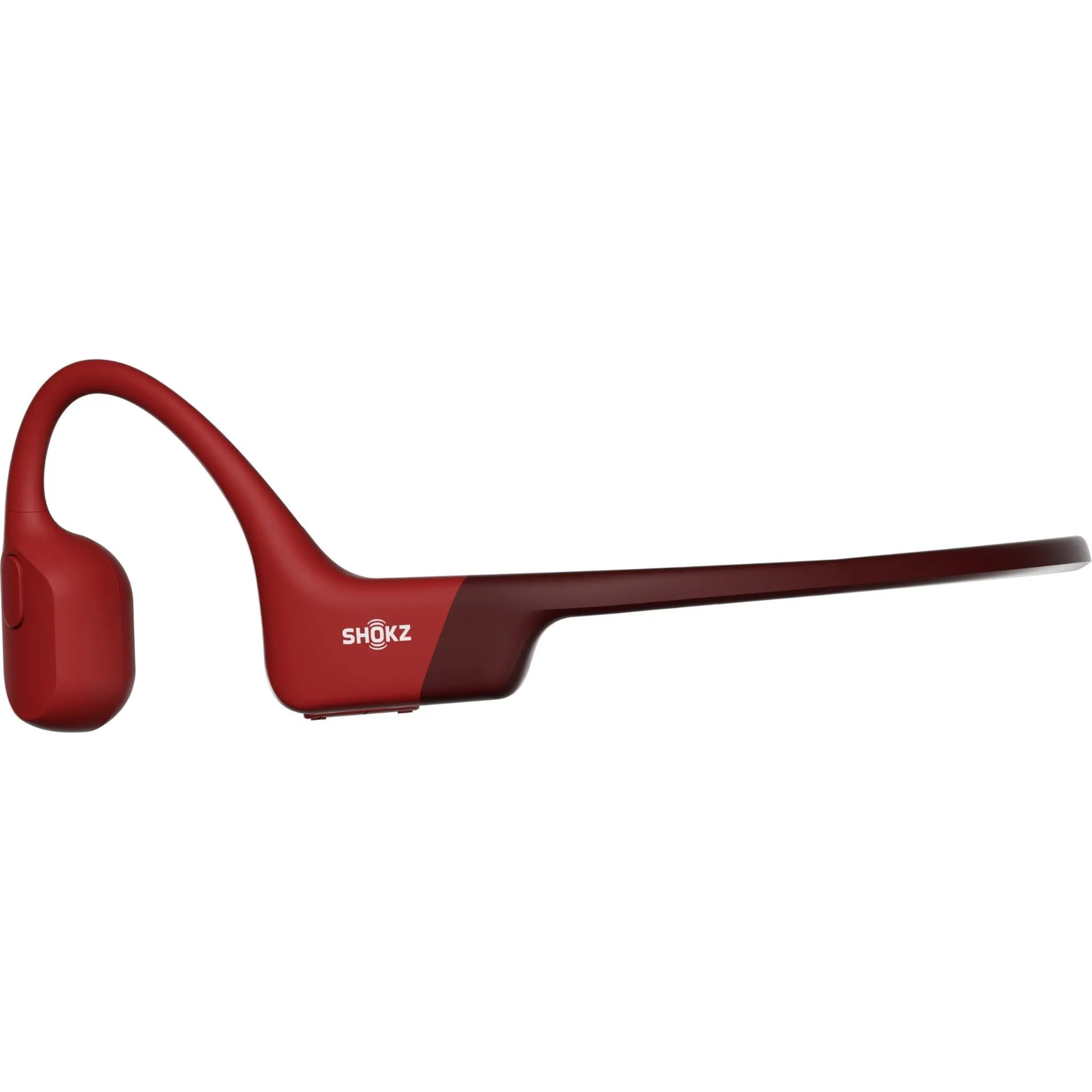 Shokz OpenRun Wireless Open-Ear Headphones (Red)