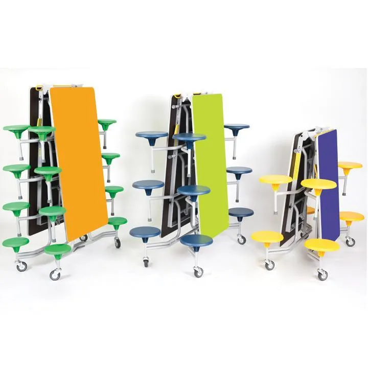 Sico Rectangle Folding Tables With Stools