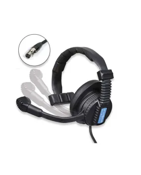 Single-ear, high-isolation Headset with Rotatable microphone boom (WAM-100/2S)