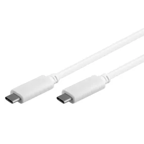 Sinox 1.0m USB 3.1 Type C C/C Cable - White | XI6661