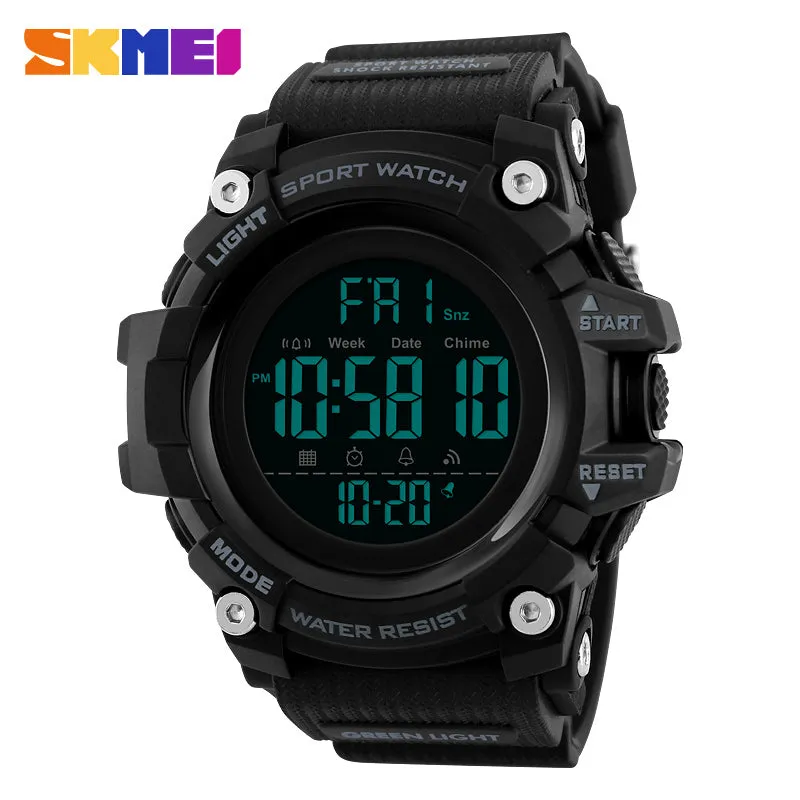 SKMEI Outdoor Sport Smart Watch Men Bluetooth Multifunction Fitness Watches 5Bar Waterproof Digital Watch reloj hombre 1227/1384