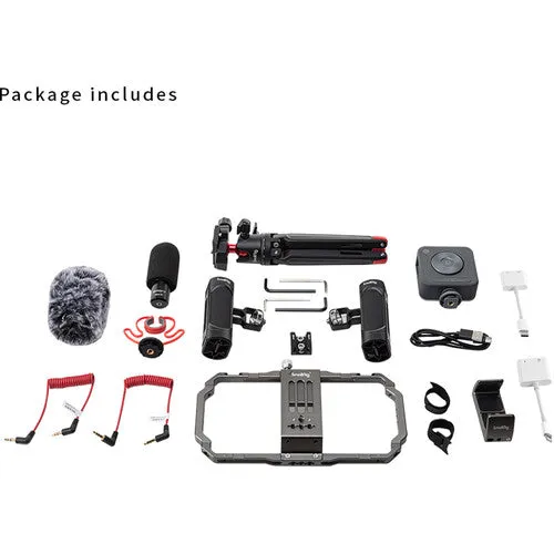 SmallRig Professional Phone Video Rig Kit Perfect for Vlogging and Live Streaming | Model - 3384