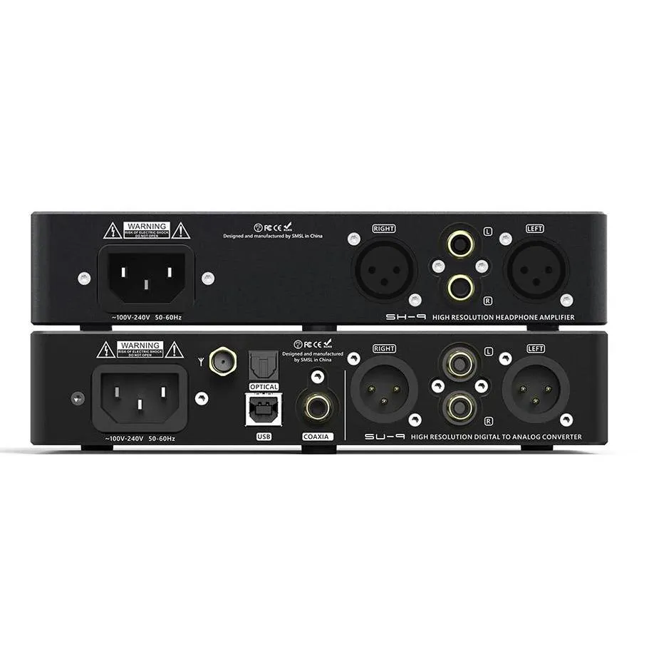 SMSL SU9 DAC  SH9 Amp  XLR Cable Stack