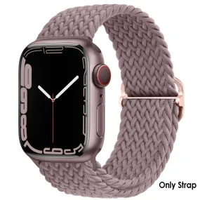 Soft Braided Loop Band For Apple Watch - Purple