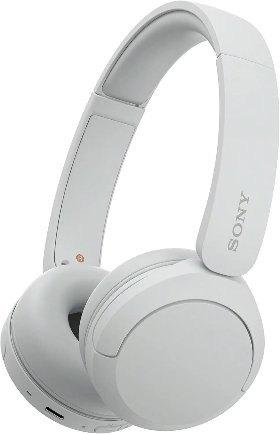 Sony WH-CH520 Wireless Bluetooth Headphones, On-Ear, 50-Hour Battery with Quick Charge - White