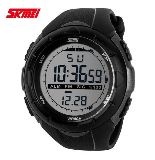 Sports Military Watches LED Digital Man Brand Watch, 5ATM Dive Swim Dress Fashion Outdoor Men Boys Wristwatches