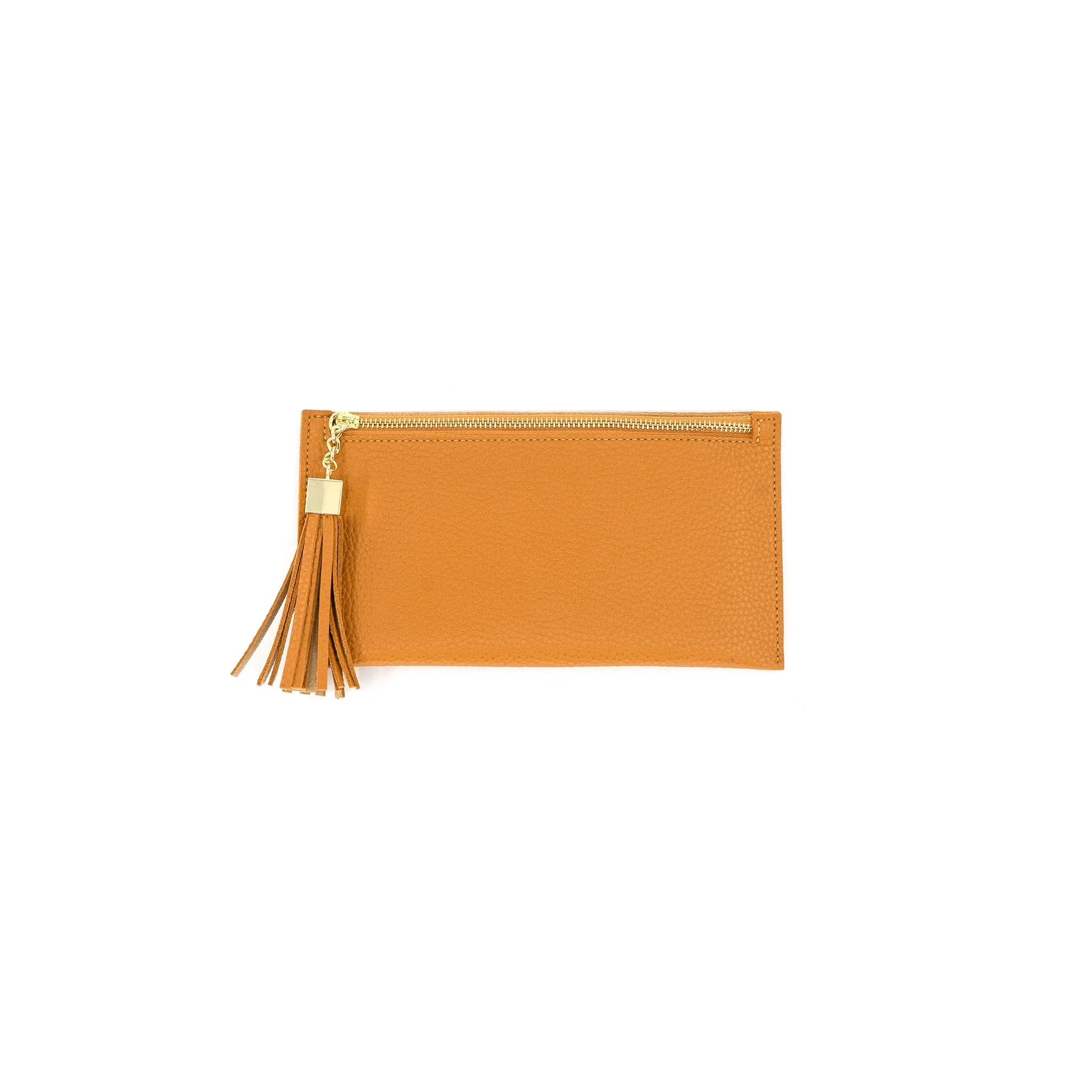 Tassel Wallet, Mustard