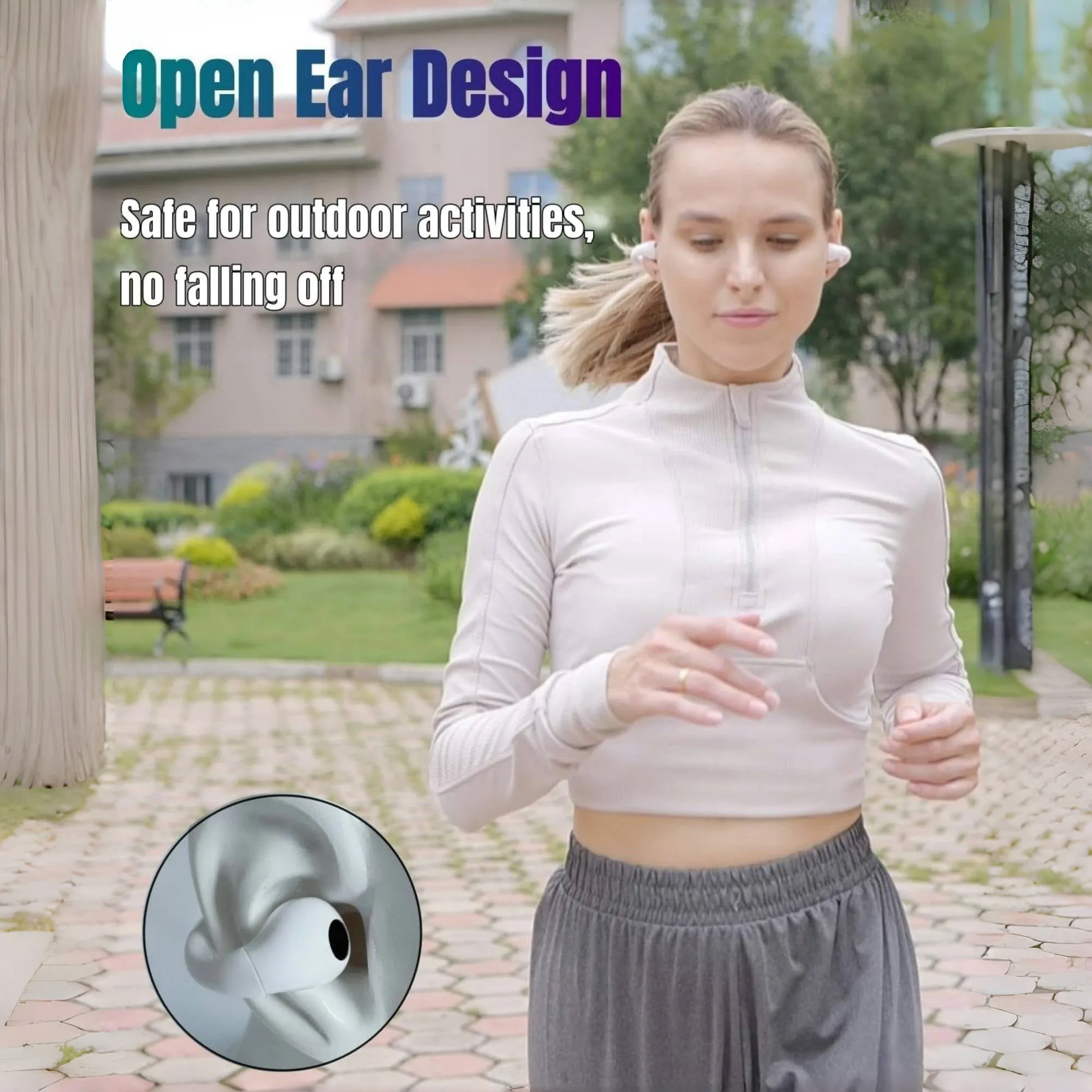 Tayogo S6 Ear Clip-On  Bluetooth Open Ear Headphones