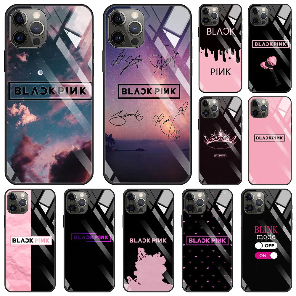 Tempered Glass Case BlackPink Collection- 3 (Variants Available)