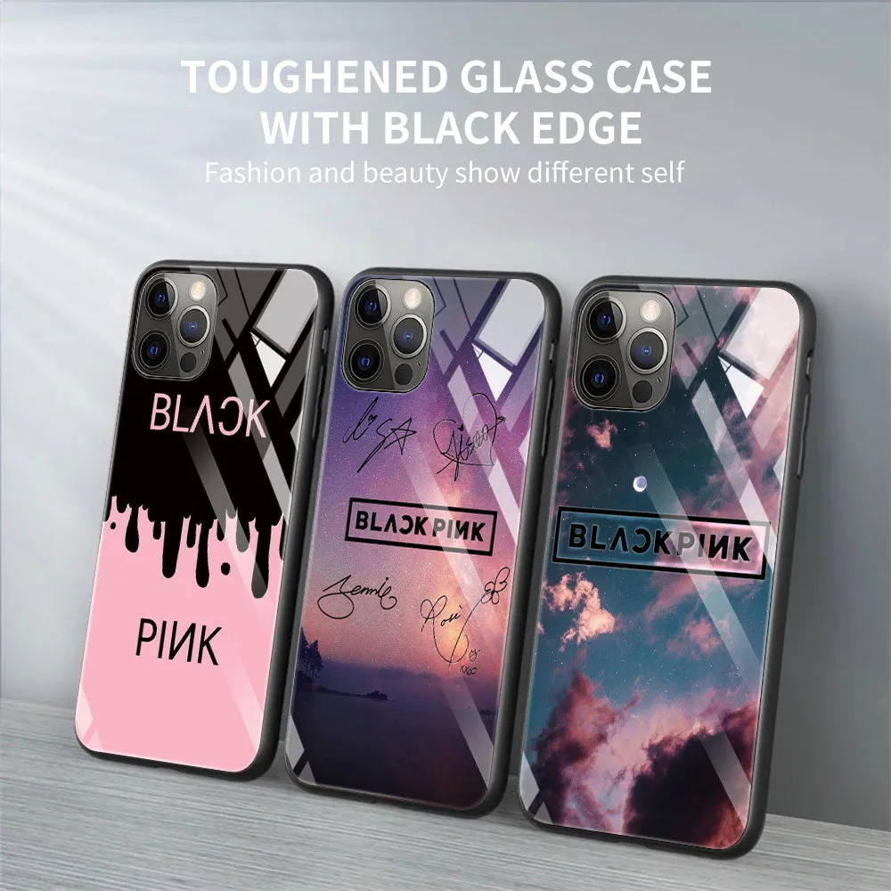 Tempered Glass Case BlackPink Collection- 3 (Variants Available)