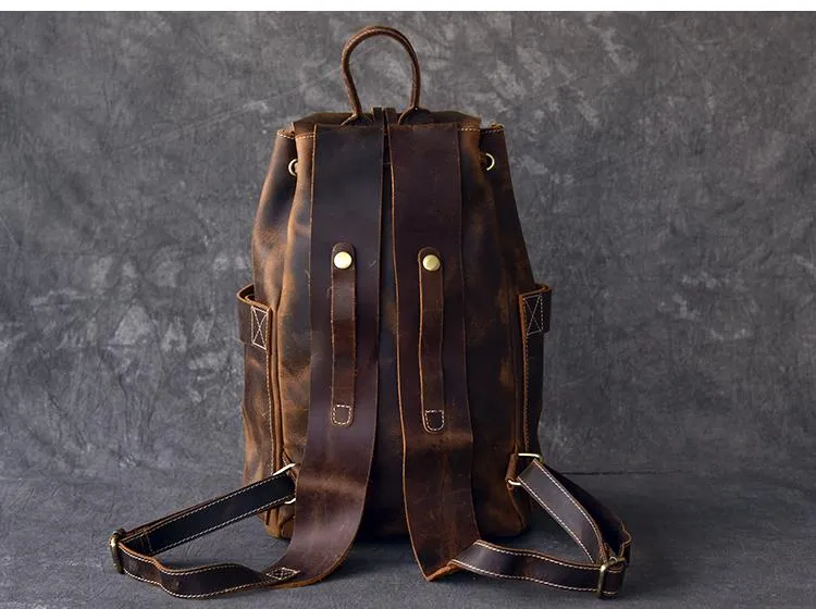 The Olaf Rucksack | Vintage Leather Travel Backpack