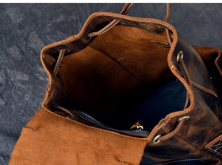 The Olaf Rucksack | Vintage Leather Travel Backpack