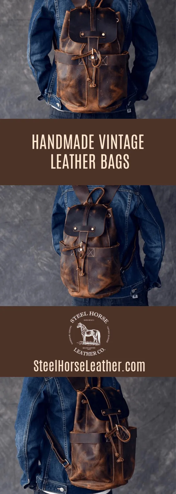 The Olaf Rucksack | Vintage Leather Travel Backpack