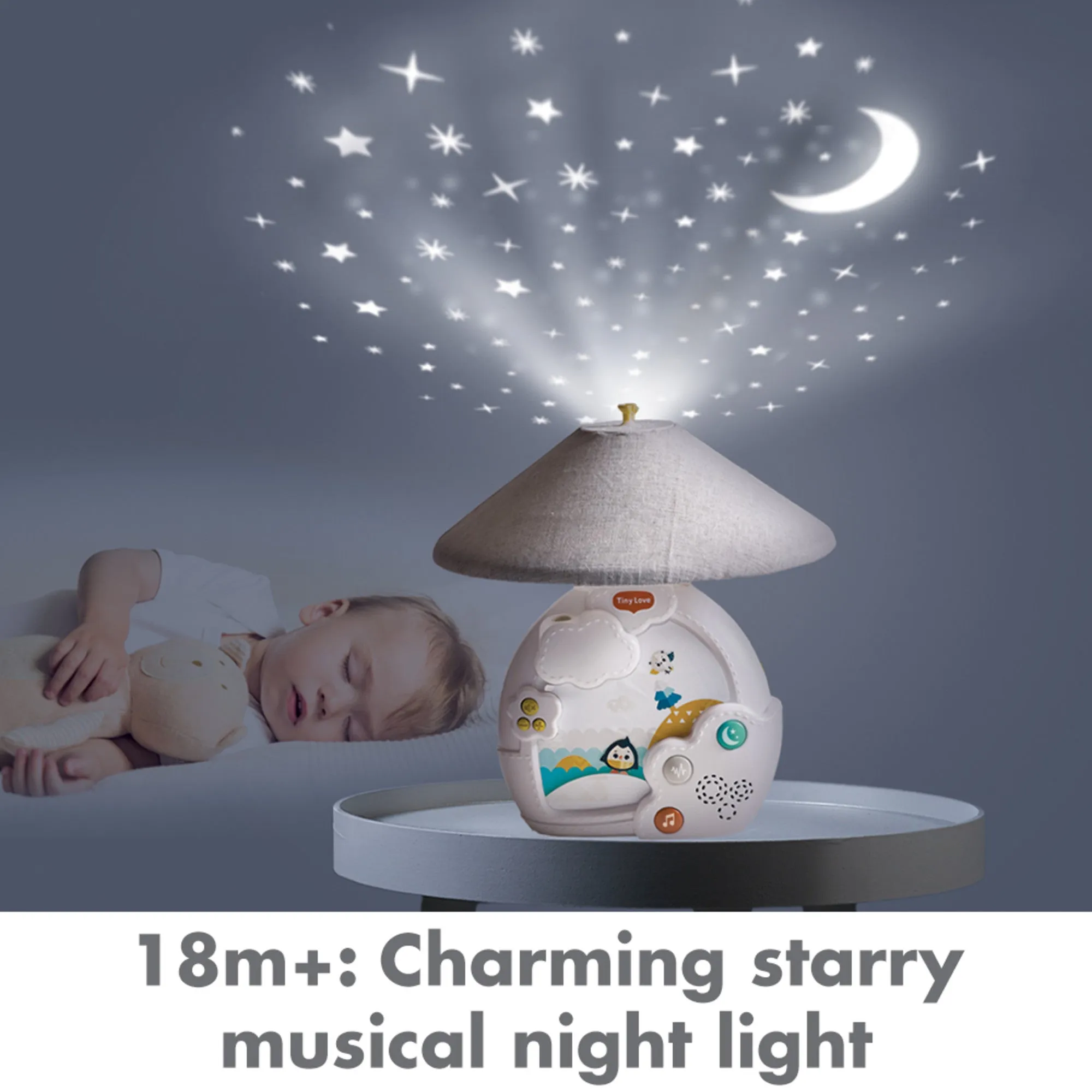 Tiny Love Polar Wonders Magical Night 3-in-1 Projector Mobile