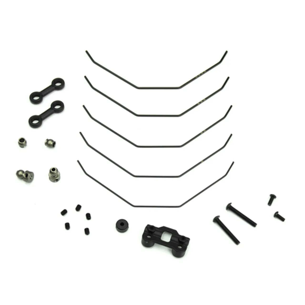 TKR6623 Sway Bar Kit (complete front, 1.0, 1.1, 1.2, 1.3, 1.4mm, EB/ET410)