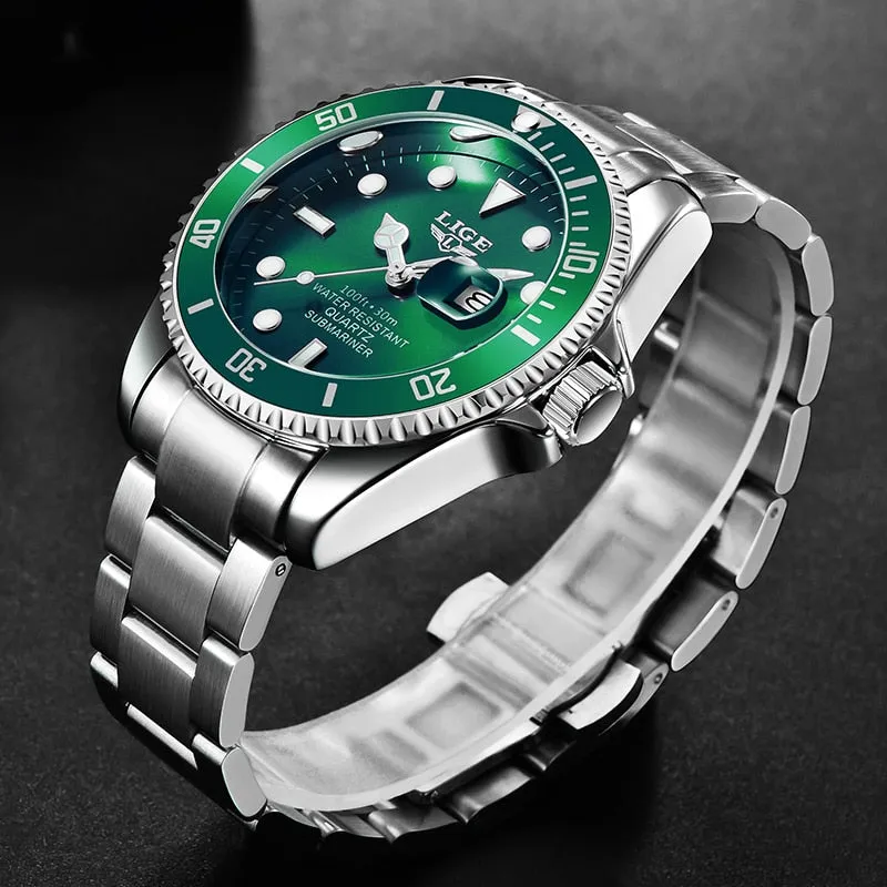 Top Brand Luxury Fashion Diver Watch Men 30ATM