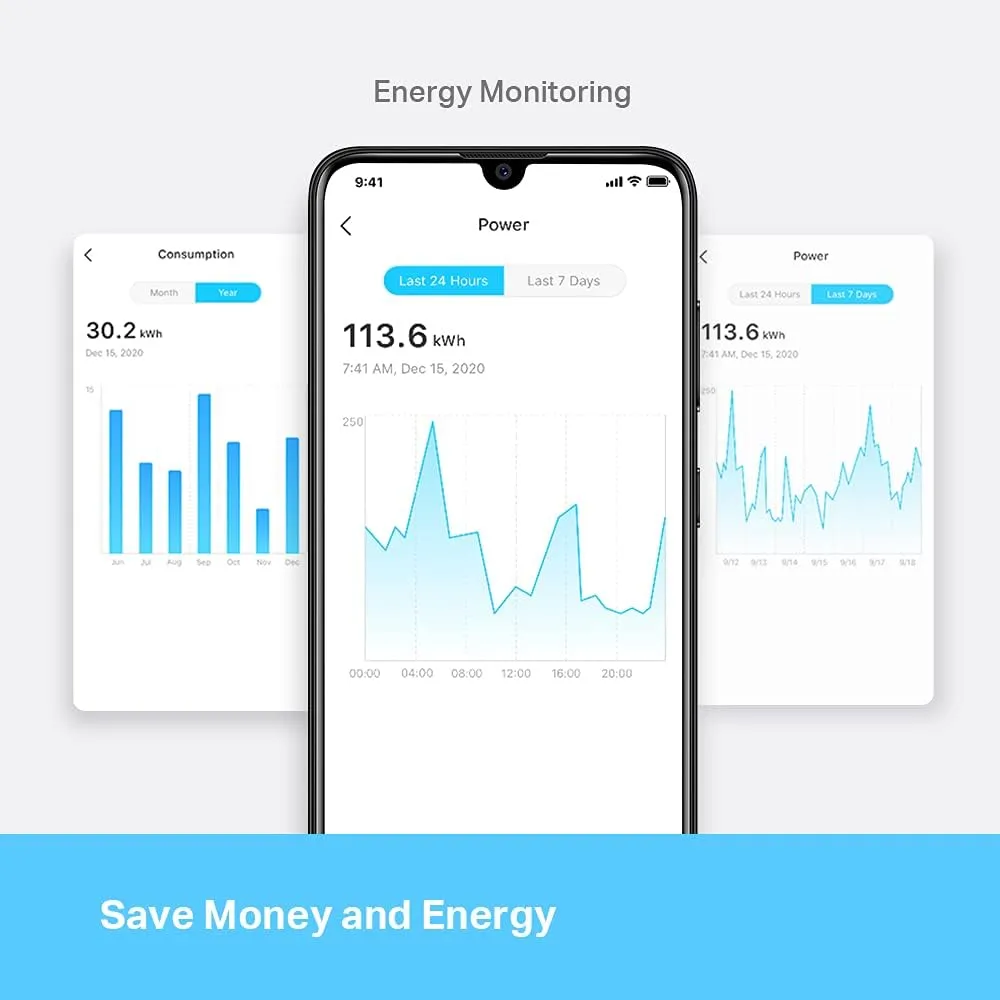 TP-Link Tapo P110 Mini Smart Wi-Fi Wireless Power Socket Plug Energy Monitoring with Remote Control & Schedule (2件裝)