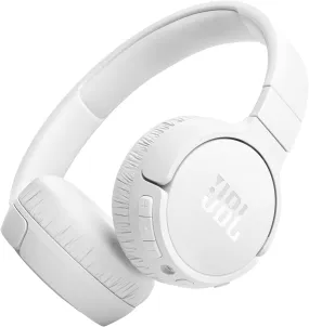 Tune 670NC Wireless On-Ear Headphones, with Adaptive Noise Cancelling, Bluetooth, Lightweight Design and 70 hours Battery Life, in White