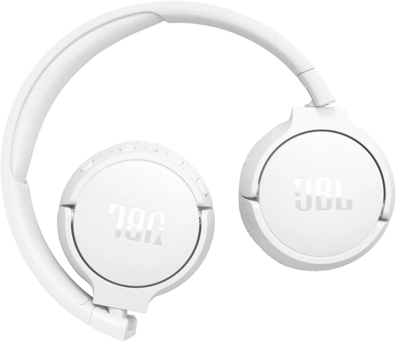 Tune 670NC Wireless On-Ear Headphones, with Adaptive Noise Cancelling, Bluetooth, Lightweight Design and 70 hours Battery Life, in White