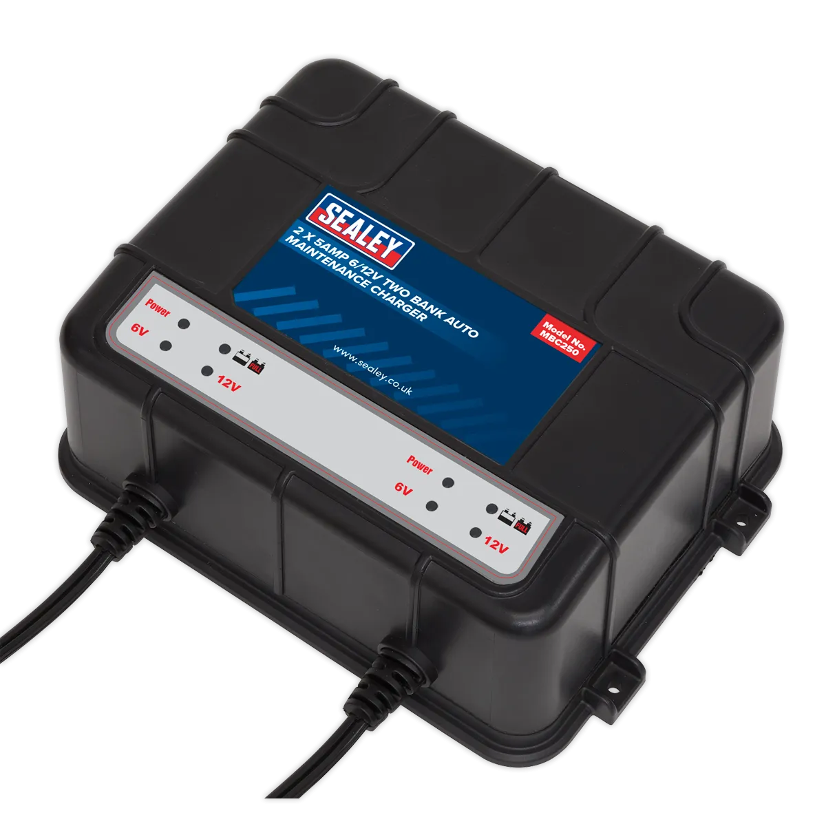 Two Bank 6/12V 10Amp (2 x 5A) Auto Maintenance Charger