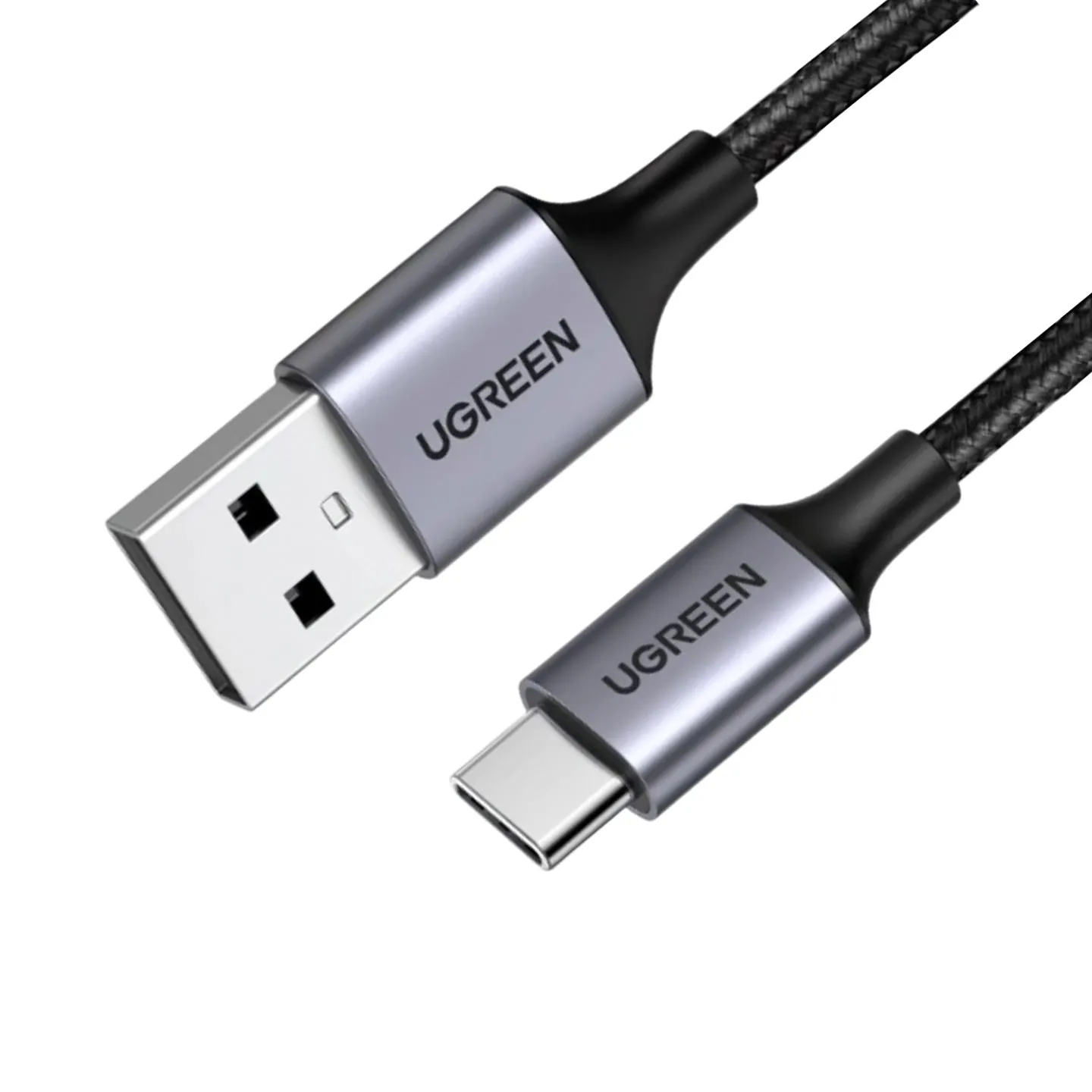 UGREEN USB-A 2.0 to USB-C Cable with Tinned Copper Core and Multiple Shielding Layer for Smartphones and Tablets (Available in 0.25M, 0.5M, 1M, 1.5M and 2M)