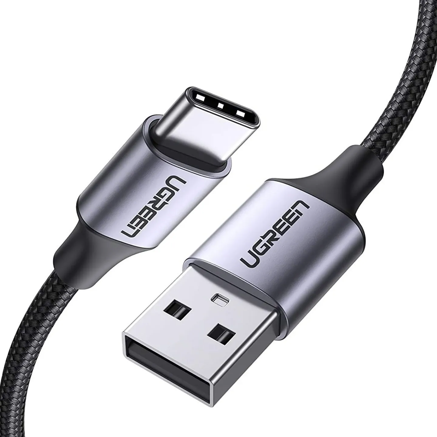 UGREEN USB-A 2.0 to USB-C Cable with Tinned Copper Core and Multiple Shielding Layer for Smartphones and Tablets (Available in 0.25M, 0.5M, 1M, 1.5M and 2M)