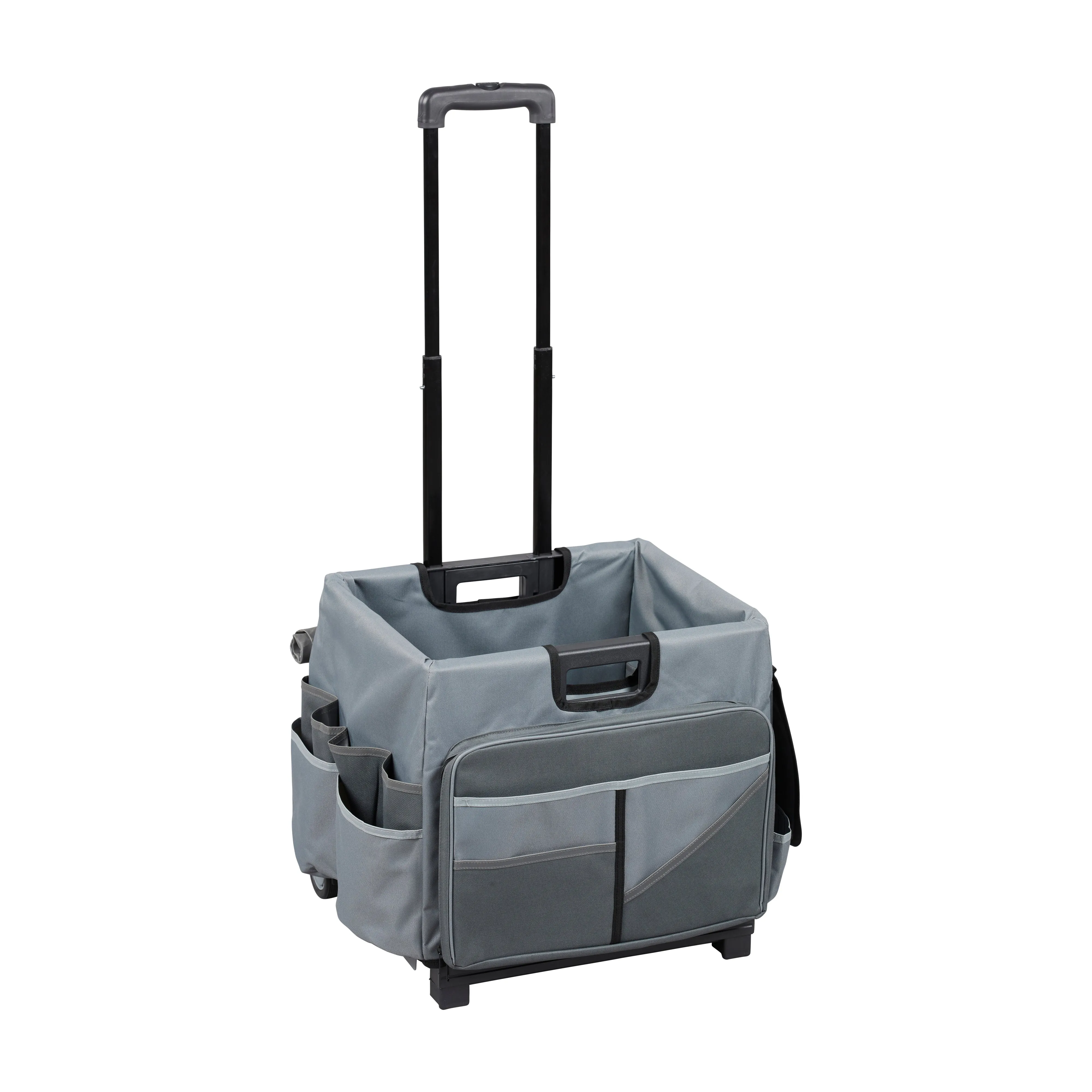 Universal Rolling Cart with Canvas Organizer Bag, Mobile Storage