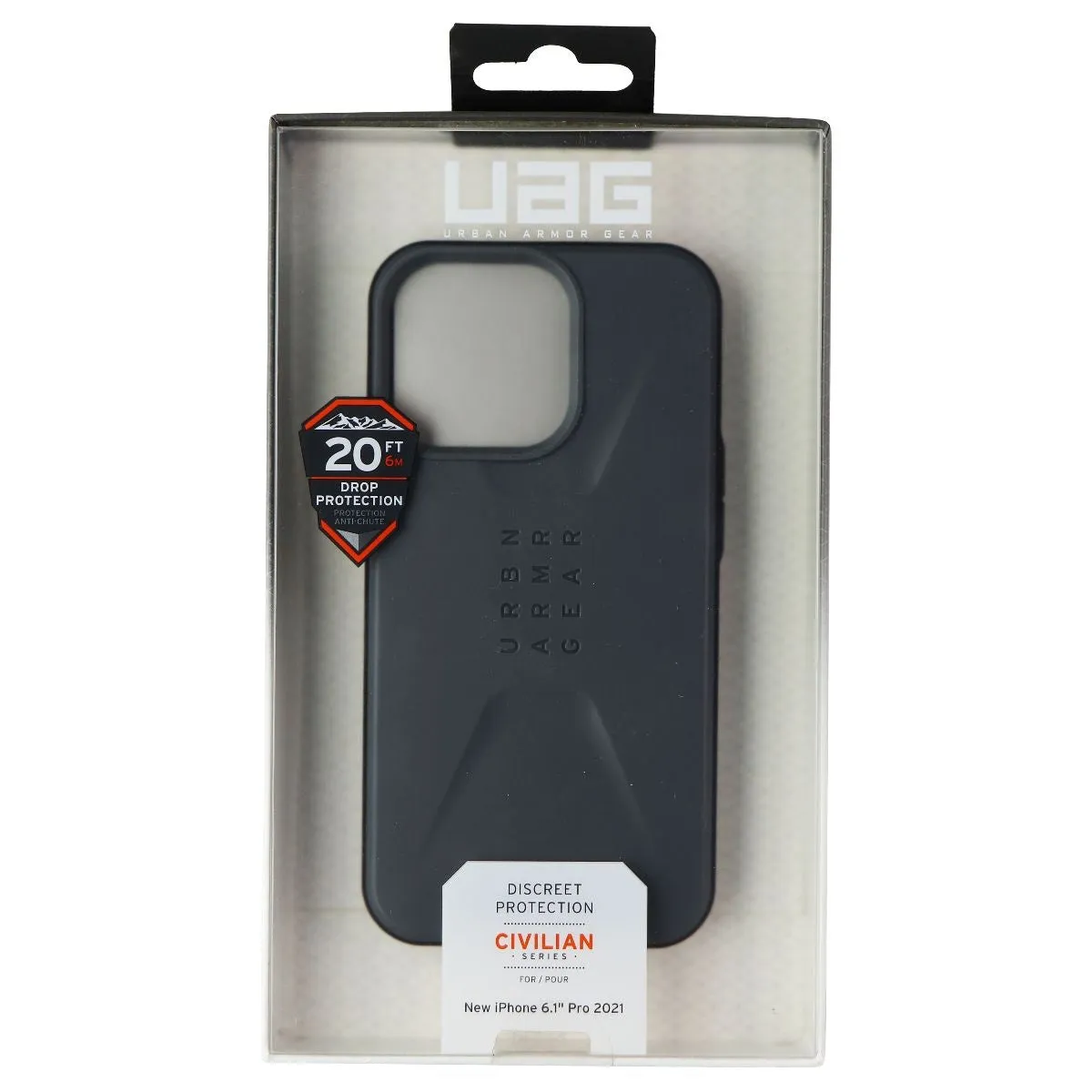 Urban Armor Gear Civilian Series Hard Case for Apple iPhone 13 Pro - Gray/Black