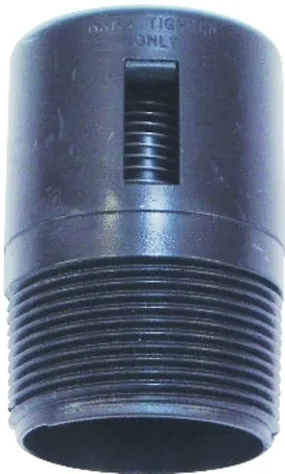 US Hardware P-178C Check Valve, Male Thread, ABS, Black :CD: QUANTITY: 1