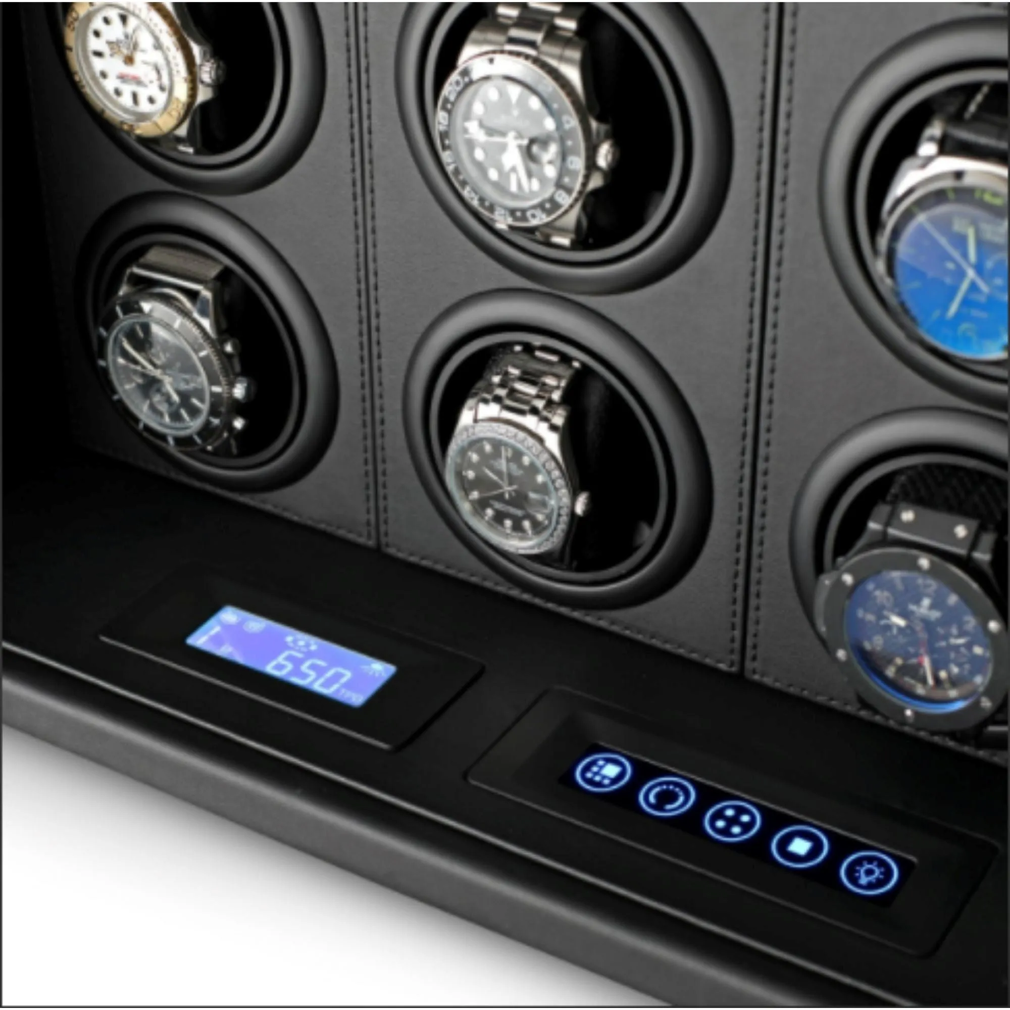 Vanguard Steel Watch Winder Security Safe with Digital Lock and Alarm